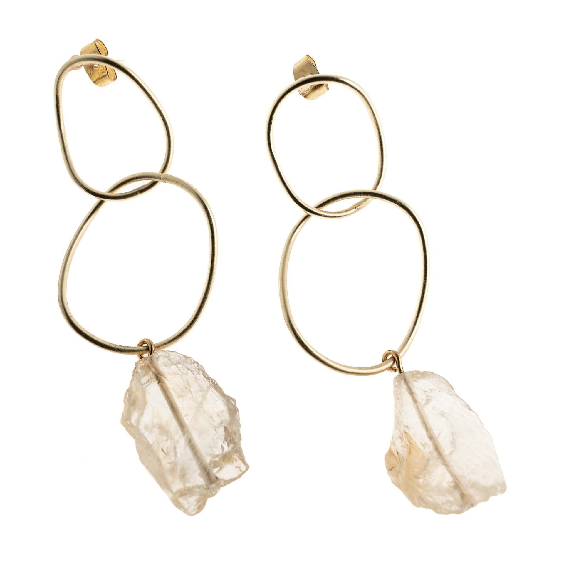 Pendientes infinito Citrino - 2